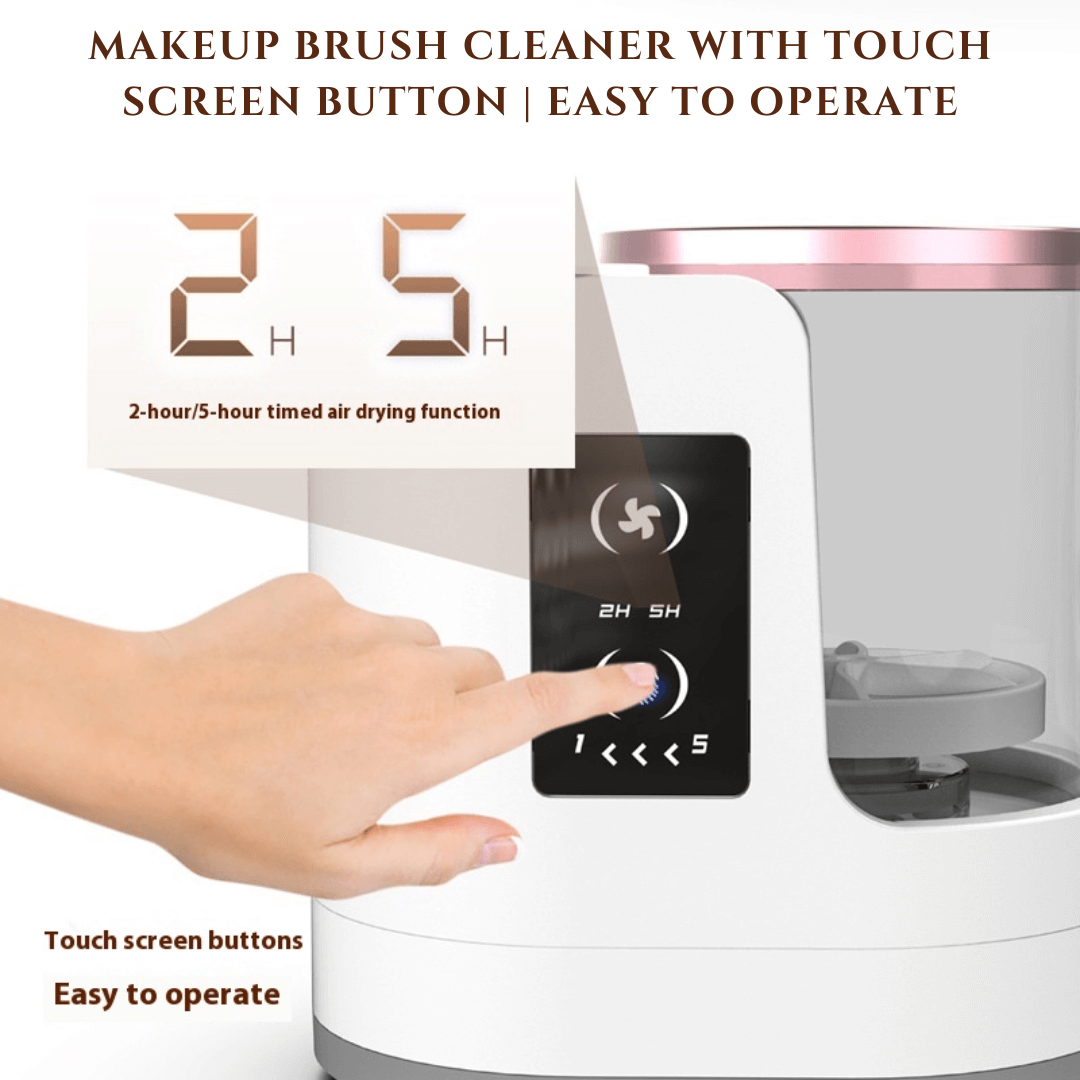 GlamSpin™ — 3-in-1 Makeup Brush Cleaner Image-4