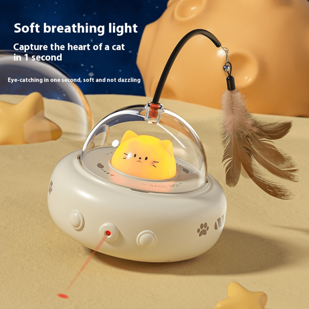 FelineFun™ — Spinning UFO Cat Play Toy - Image-2