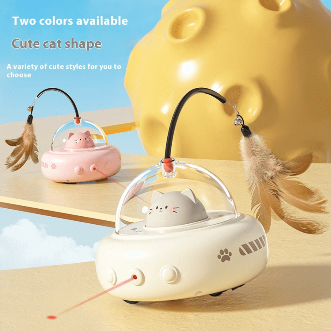 FelineFun™ — Spinning UFO Cat Play Toy - Image-3